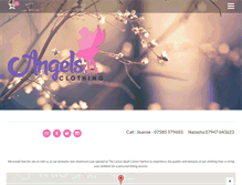 Tablet Screenshot of angels-clothing.com